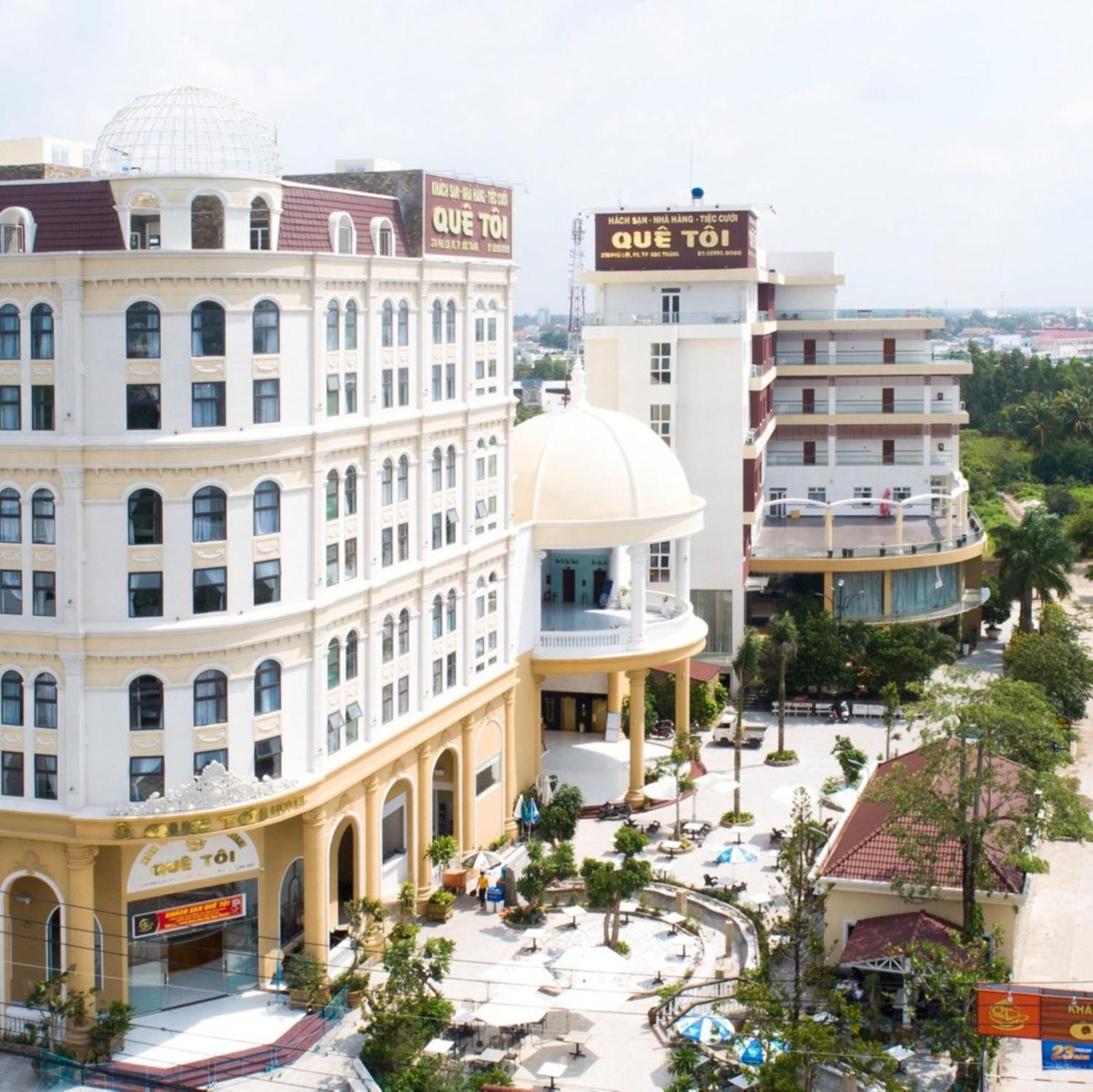 Que Toi Hotel Soc Trang Exteriör bild